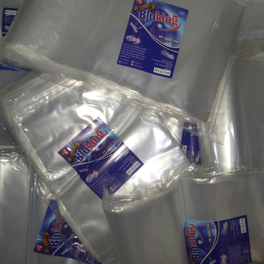 Plastik PP Klip 20x30, Plastik PP Klip 16x25, BluKing 30x40 plastik ziplock zipper lock 10x15 12x20