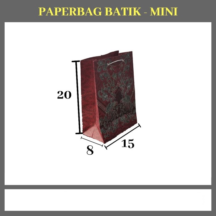 

paper bag batik mini kertas