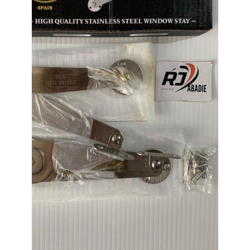 Engsel bunting / salon ses stainless 9"