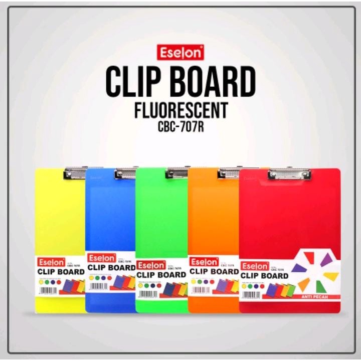 

PAPAN JALAN / CLIPBOARD / PAPAN UJIAN BERBAGAI WARNA ANTI PECAH!!! ( 35 X 23.5 CM ) 707R
