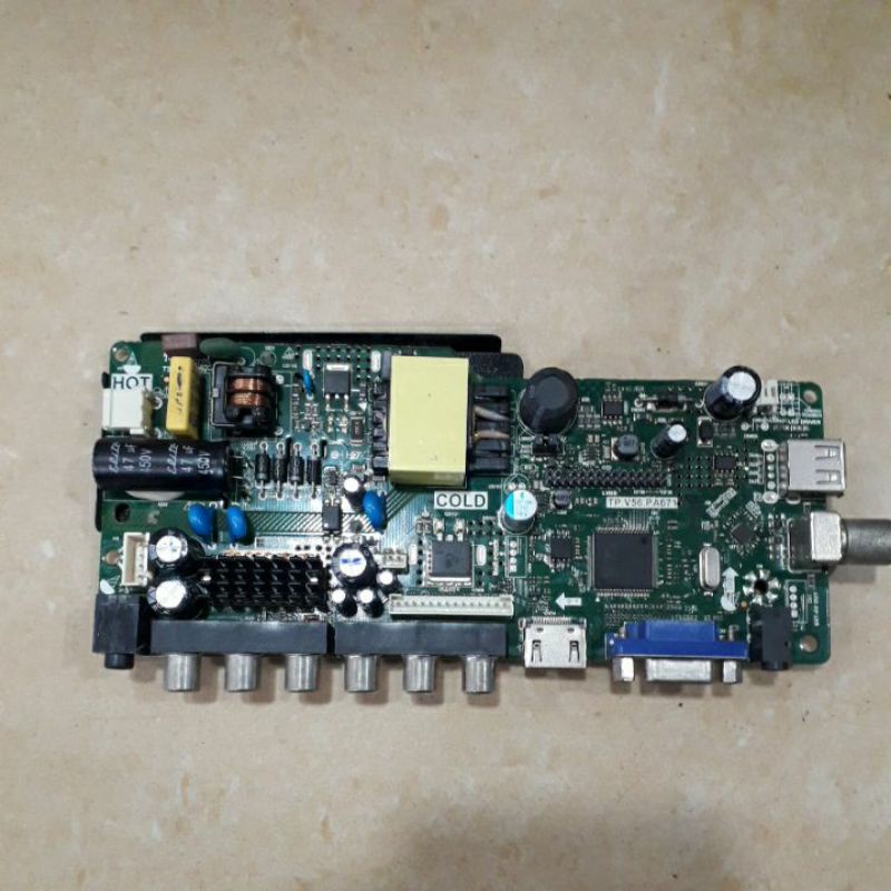 coocaa 24w1900 mainboard modul mb mesin tv led