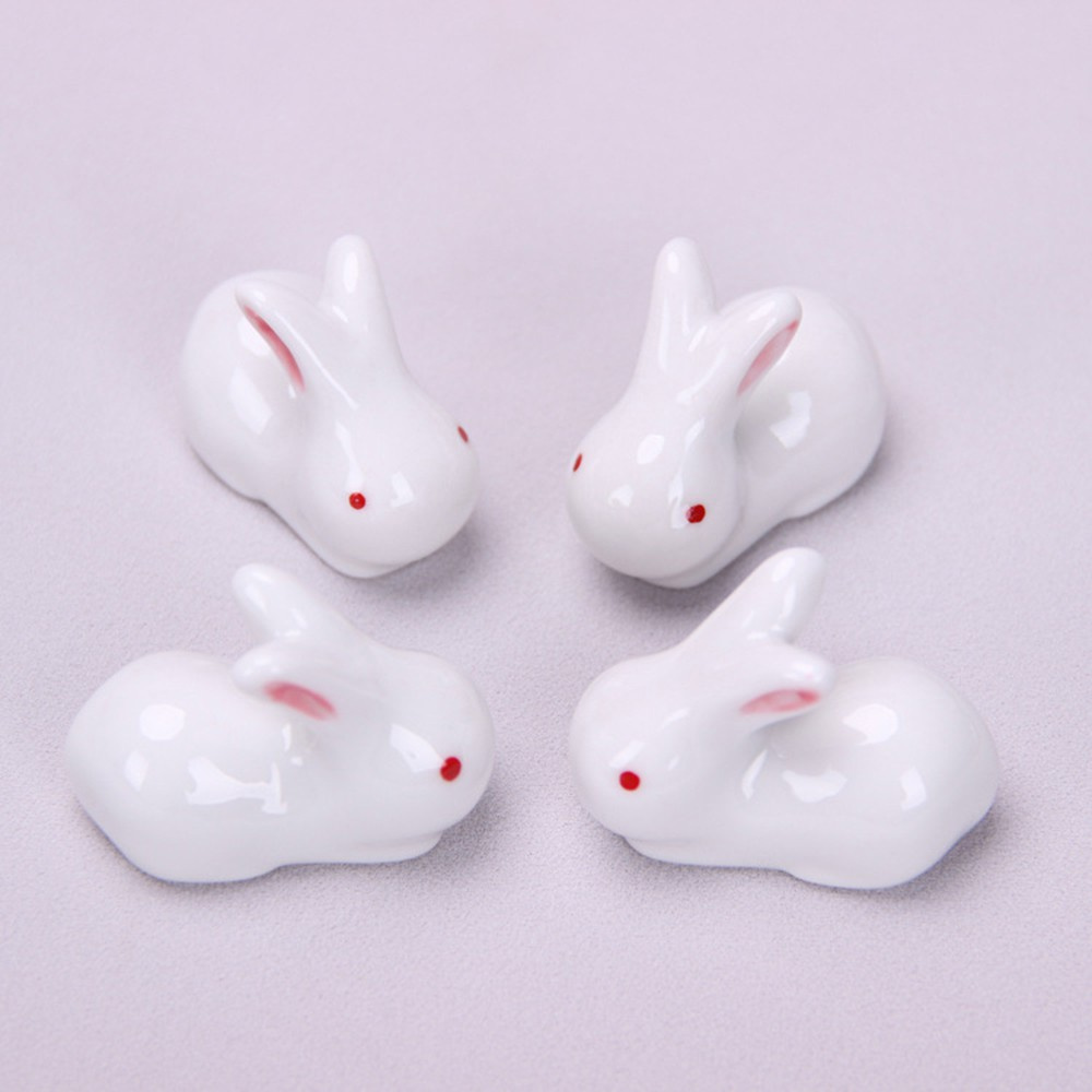 【COD Tangding】Rabbit Stand Chopstick Rest Chopstick Holder Household Tableware Ceramic Chopstick Rest