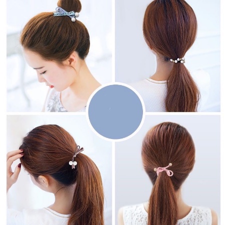 Ikat Rambut 12 in 1 Fashion Wanita / Accesories Rambut Import