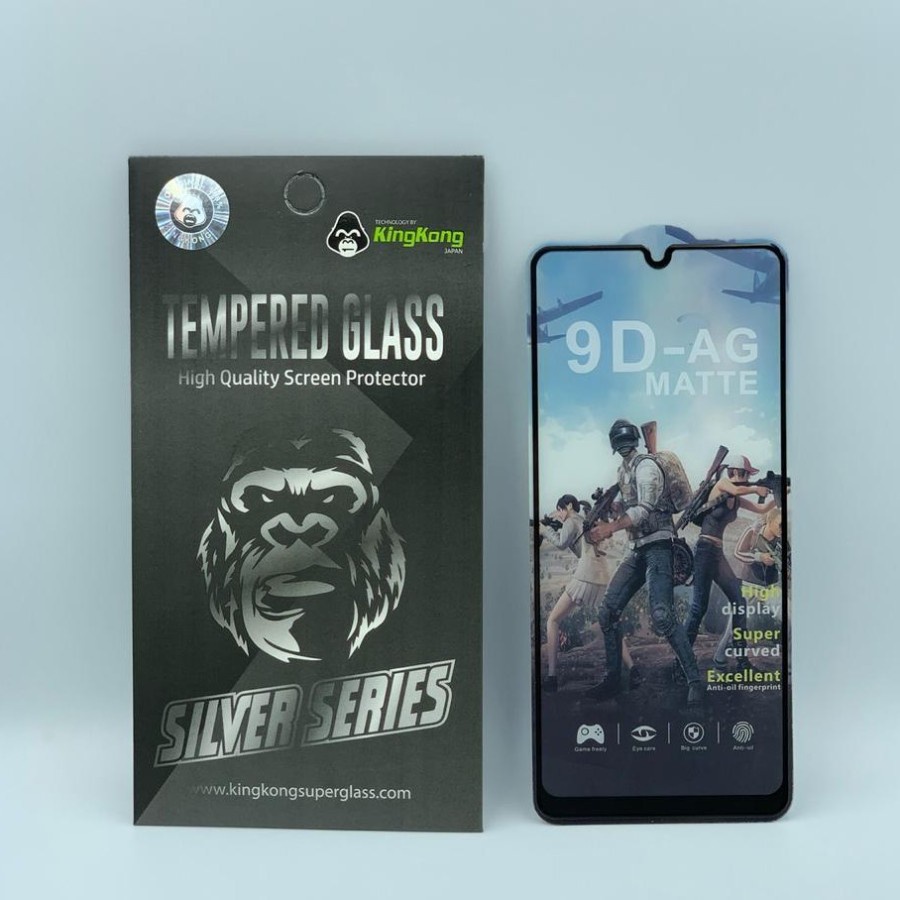 VIVO Y21A Y21T Y33S Y21 2021 Y21S Y21 S Y11 Y12 Y12i Y15 Y17 Y19 TEMPERED GLASS GLARE MATTE ANTI GORES KACA ANTI MINYAK TEMPRED FULL COVER PELINDUNG LAYAR