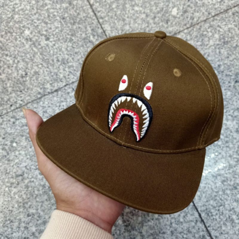 Topi Ape Shark Hip Hop Topi Import Unisex