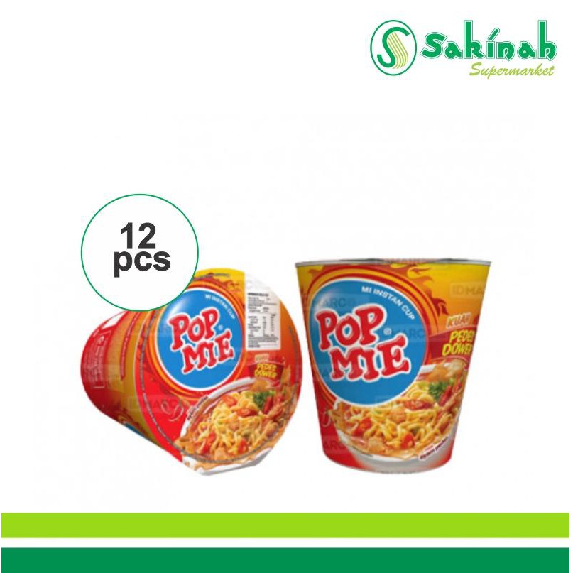 Pop Mie Pedes Dower 75gr (12Pcs)