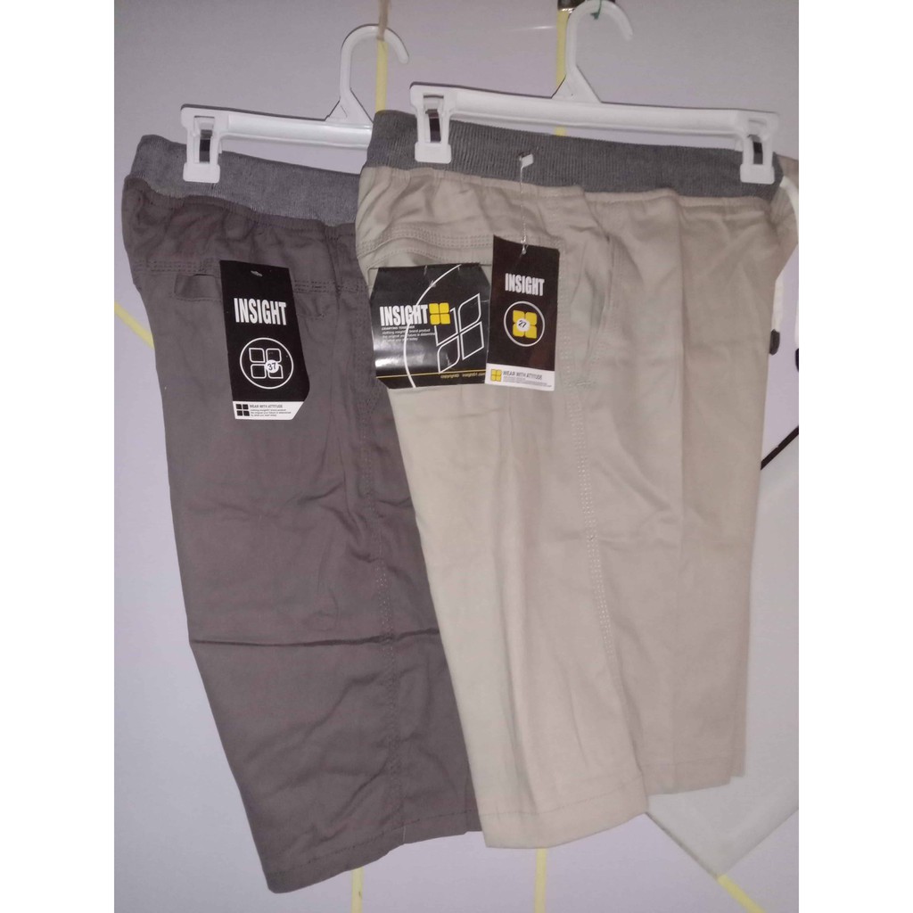 Celana pendek pria Chino Pendek Pinggang Karet Size 27-38