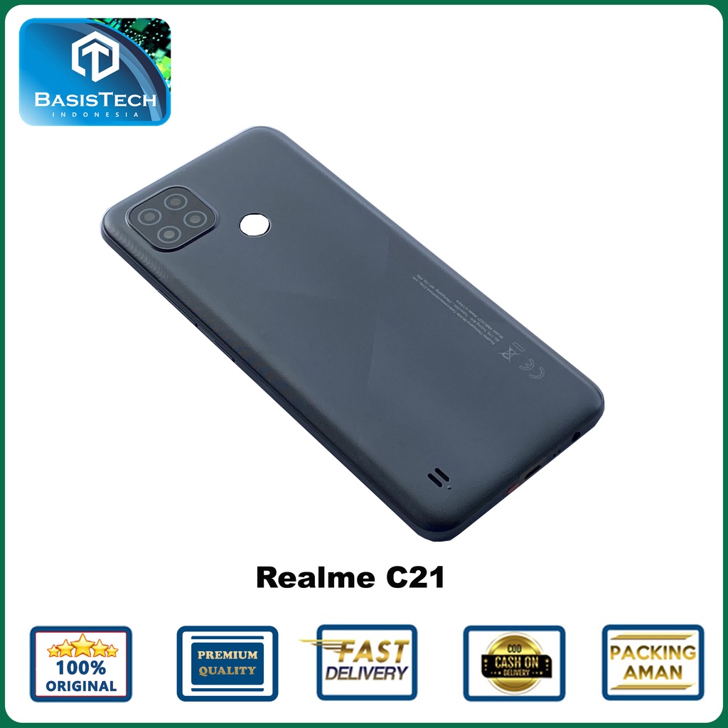 BACK COVER BACKDOOR CASING REALME C21 ORIGINAL QUALITY