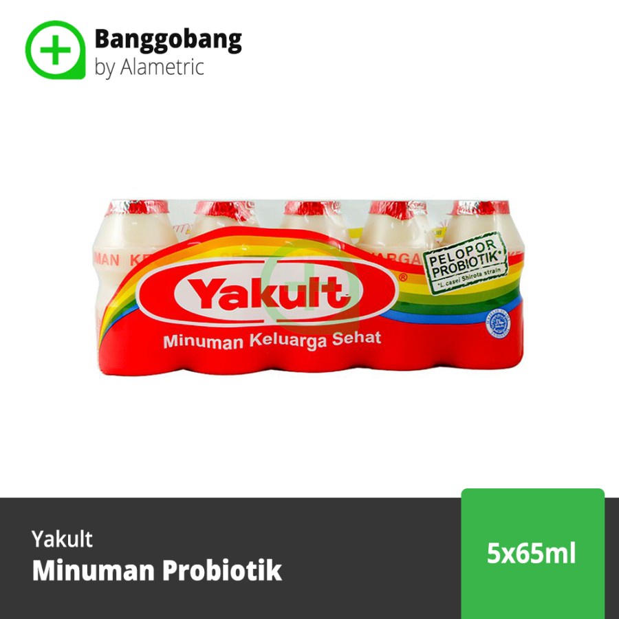 

Yakult Minuman Probiotik 5 Pcs x 65 ml - Banggobang