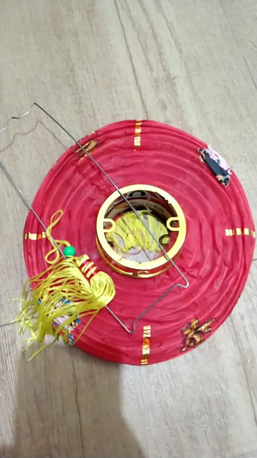 Lampion Kain Polos Warna Warni 20cm 8inch