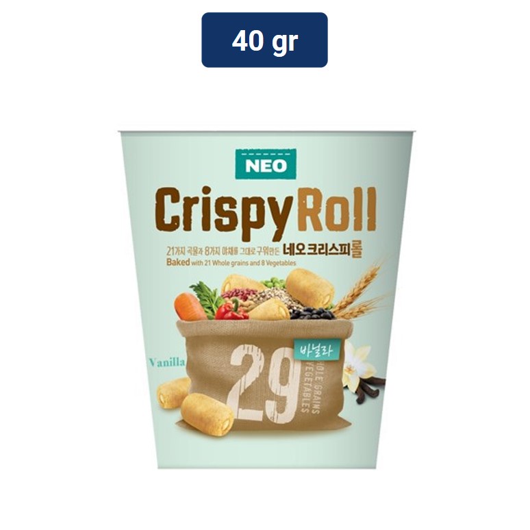 

Nexture One Neo Crispy Roll Snack Vanilla Cup 40 gr