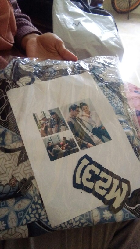 M231 Kemeja Pria Batik Panjang Biru 1623a