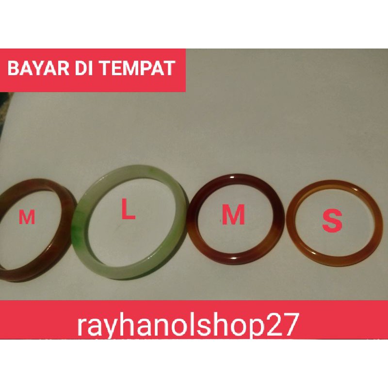 GELANG TANGAN ANAK GIOK WARNA PELANGI USIA 11bln-12 THN