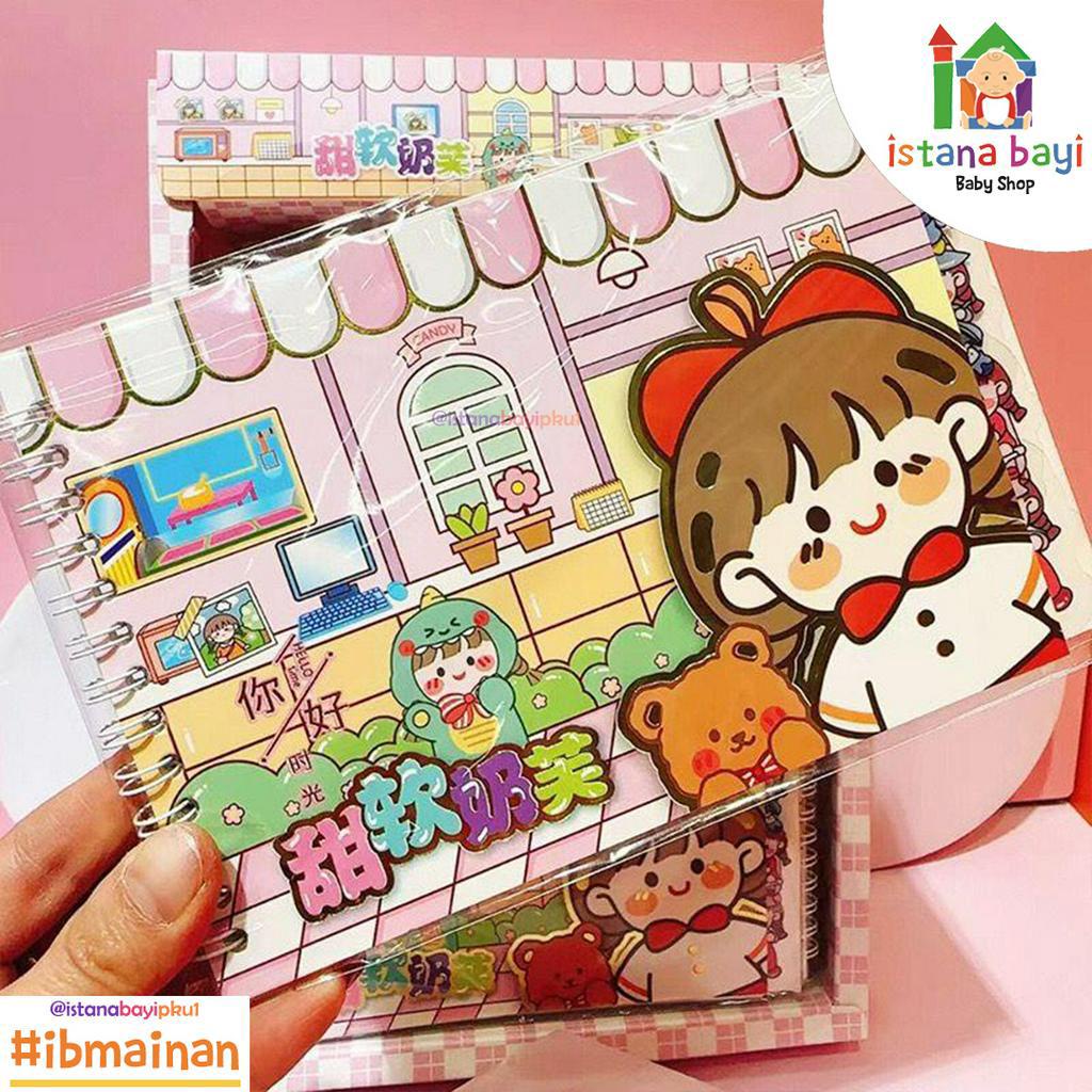 Sticker Momo Pack Mini / Sticker Momo Book - Mainan Sticker