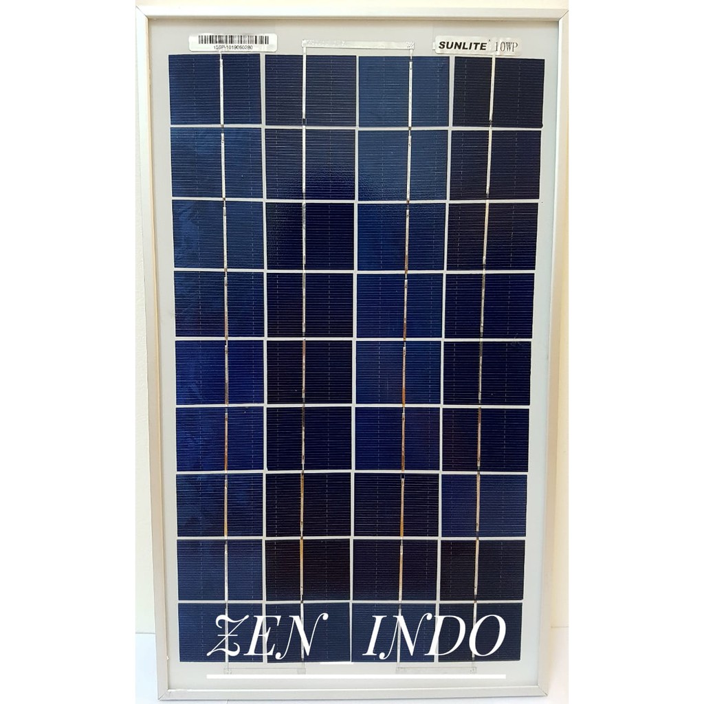 Solar Panel Surya Solar Cell 10 WP 10 Watt 10 W Poly Sunlite