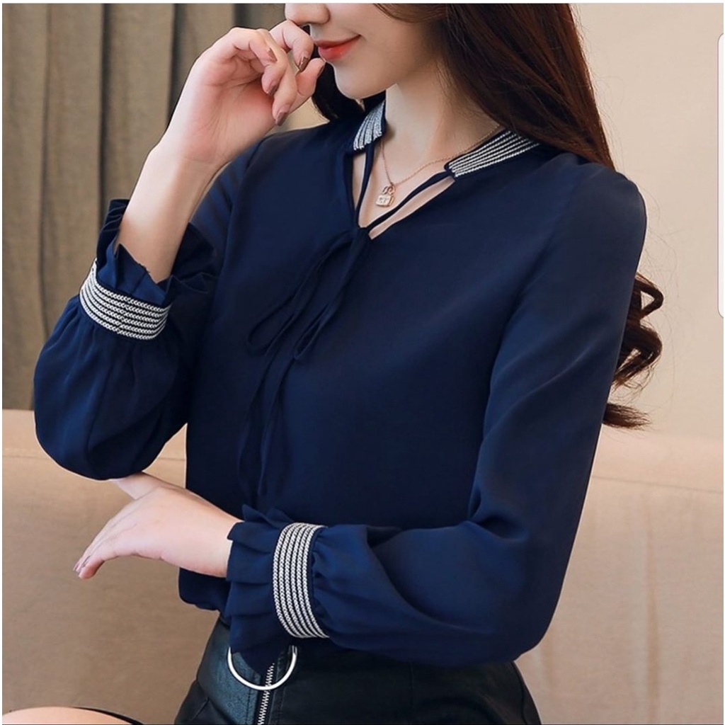 JYACOLECTION-BAJU ATASAN TERBARU-BLOUSE WANITA TERBARU-BLOUSE KOREA-KEMEJA WANITA TERBARU