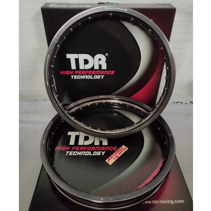 Velg Veleg Velek Pelek pelk Feleg Motor TDR WX kotak Warna Grey Titanium ring 17x140.160.185.215 Ori