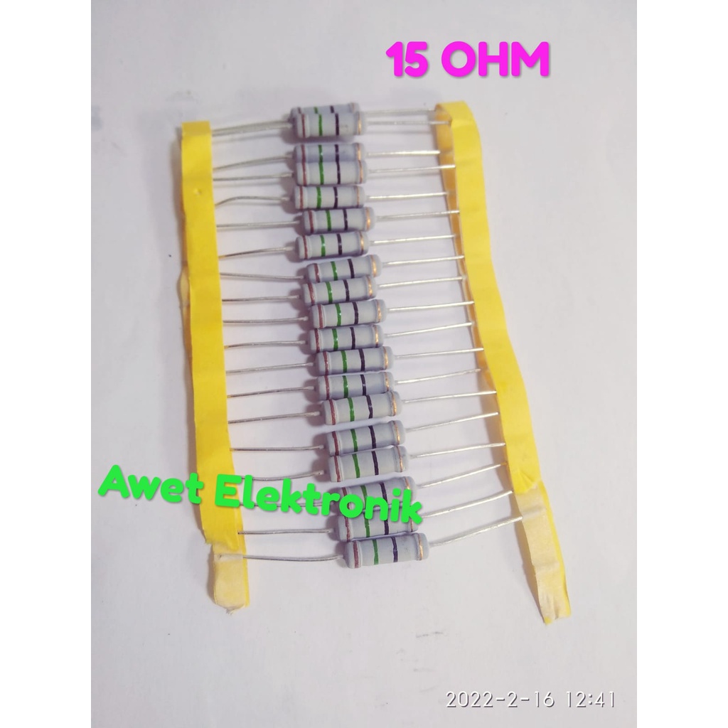 resistor 15 ohm 2 watt resistor 15r resistor 15r 2W