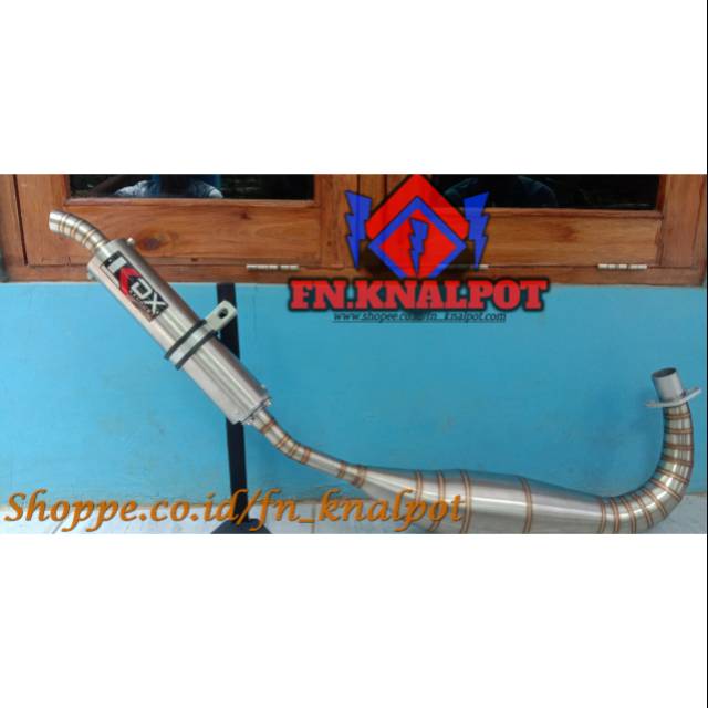 KNALPOT SATRIA 2TAK REPSOL _ KDX _ FULL STAINLESS