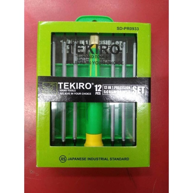 TEKIRO OBENG PRESISI SET 12in1 // PRECISION SCREWDRIVER 12in1  SET SD-PR0933