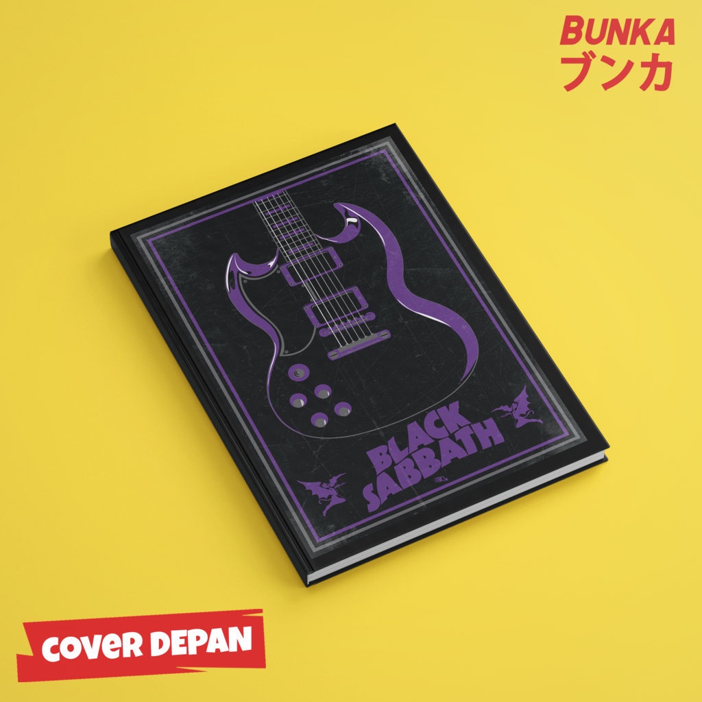 

Notebook Band Black Sabbath Hardcover A5 Buku Tulis Catatan Notes Agenda Planner Jurnal