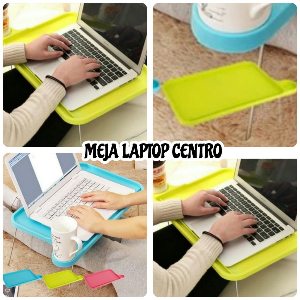 PLASTIK | MEJA LAPTOP CENTRO LESEHAN PLASTIK (COLOURS)