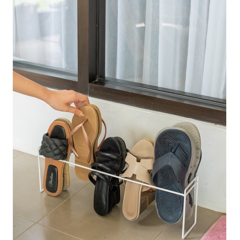 Rak Sepatu & Sandal Besi Minimalis