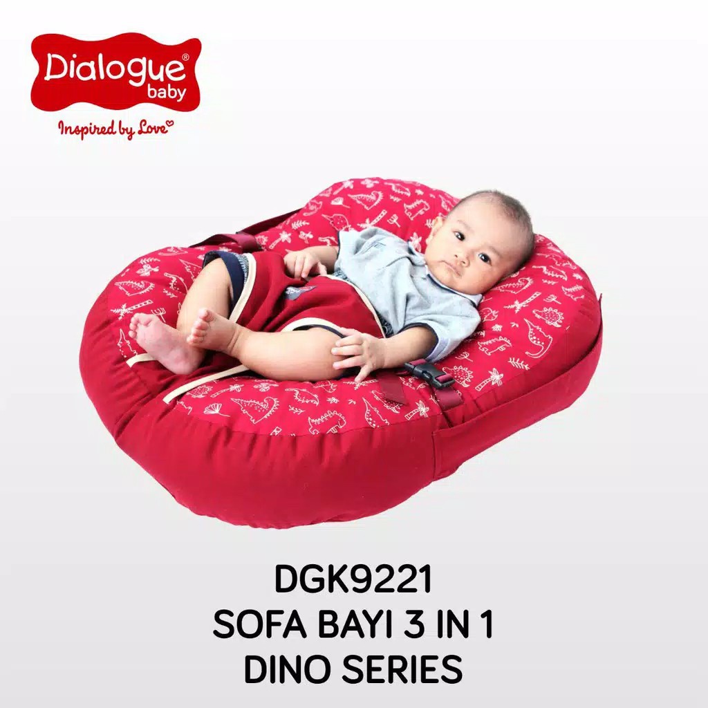 Dialogue DGK9221 Dino Series Kasur Bayi Newborn Baru Lahir Belajar Duduk