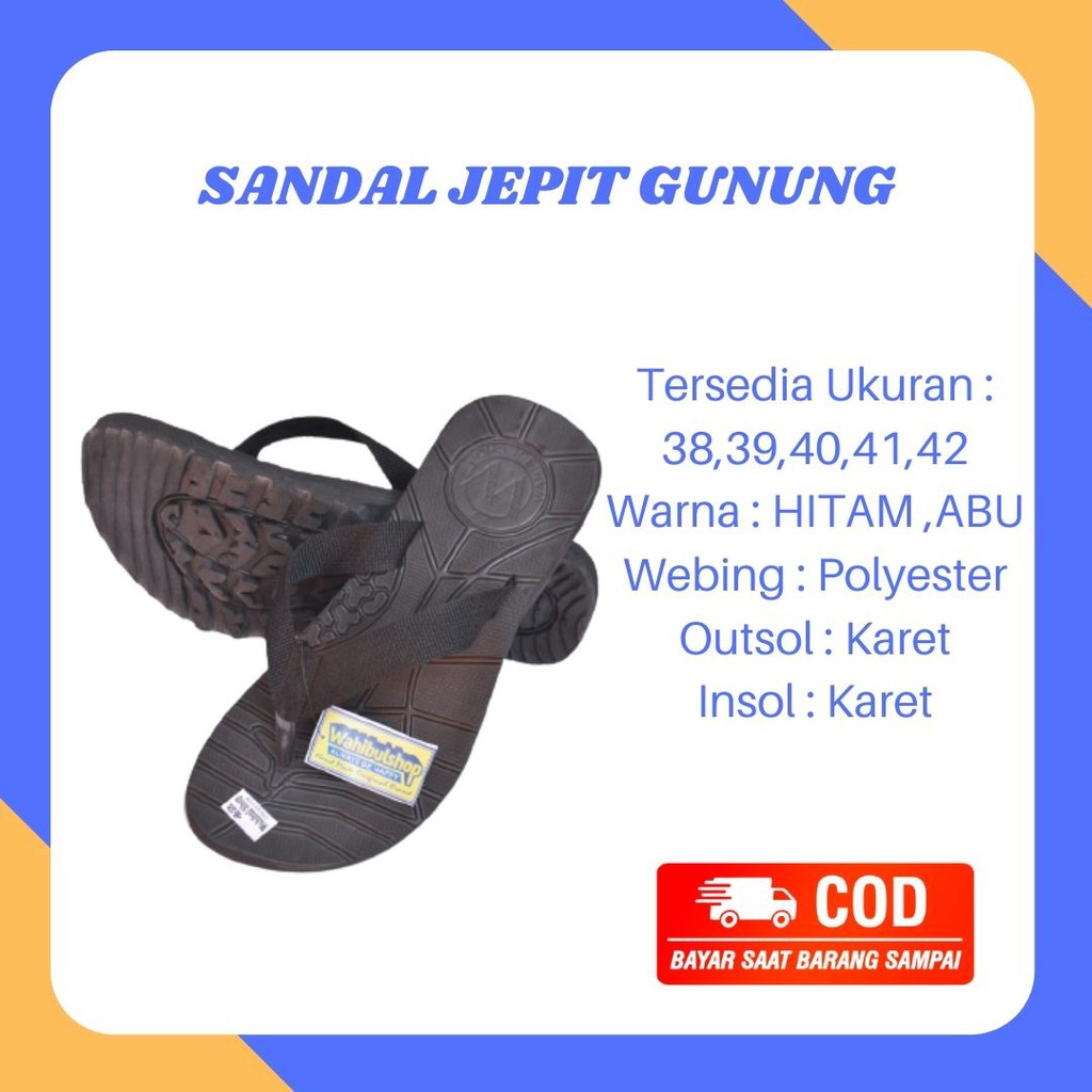 Sandal jepit eiger size 42