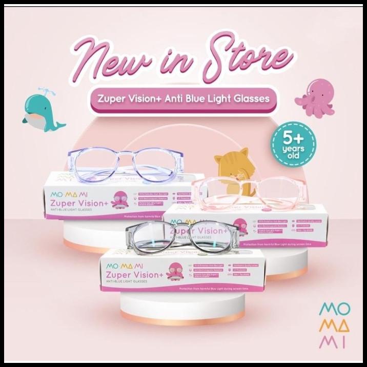 Momami Kids Zuper Vision+ Anti-Blue Light Glasses - Kacamata