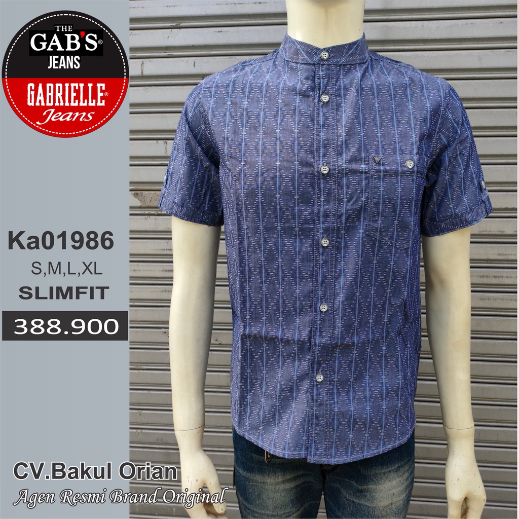 Baju Koko Kemeja Pria Gabrielle Gab's Original - KA02279