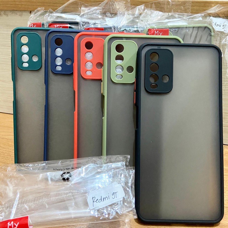 REDMI 9T / MY CHOICE Case SQUARE Bumper Candy Lens Fuze Dove CAMERA Protector Hard