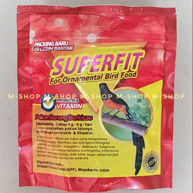 SUPERFIT RED pakan burung berkicau