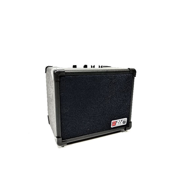 Ampli Mini Gitar dan Bass Akustik Elektrik Merk Raf Ukuran 4 Inch ada Distorsi Amply Amplifier