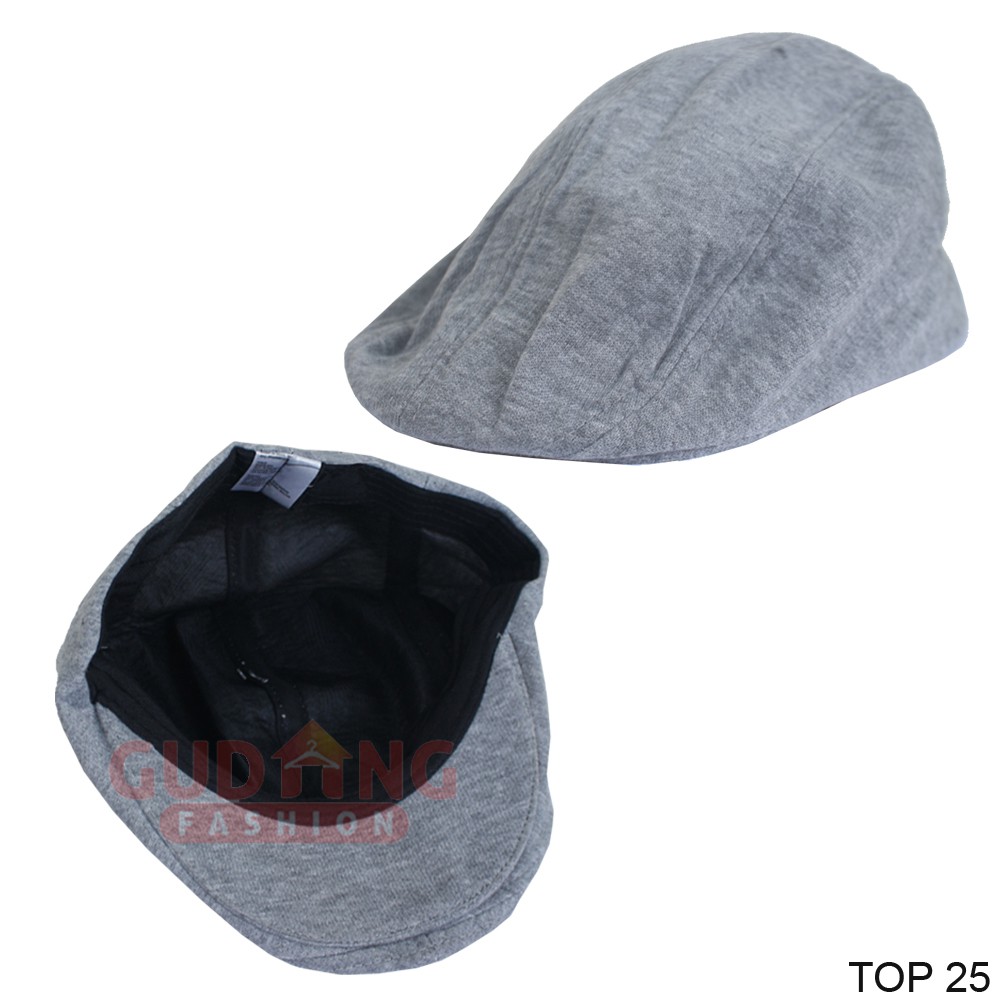 GIOFLO Topi Copet Patino Flat Hat / Topi Pet Sutradara (Banyak Pilihan Warna)