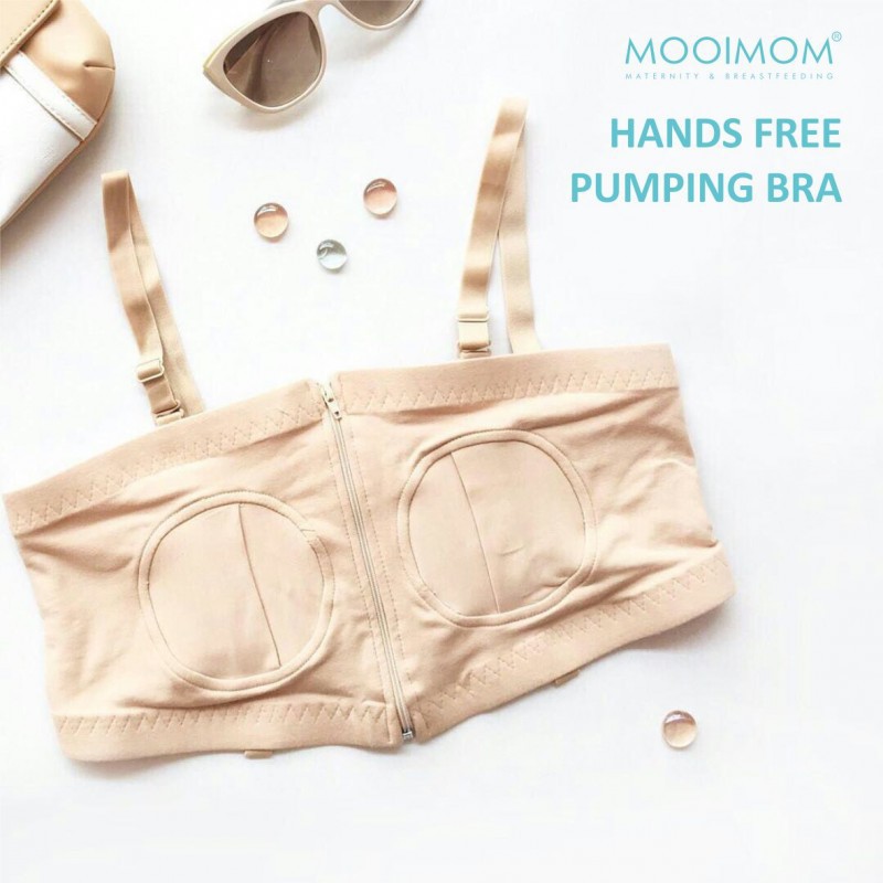 MOOIMOM HAND FREE PUMPING BRA / BRA MENYUSUI / beha menyusui / beha ibu hamil