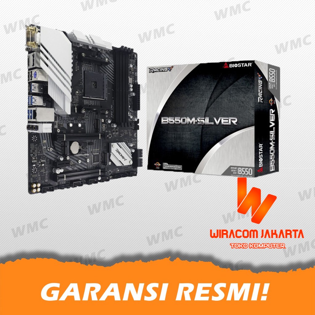 Biostar B550M Silver - [Socket AM4, AMD B550, DDR4, USB3.2, SATAIII]