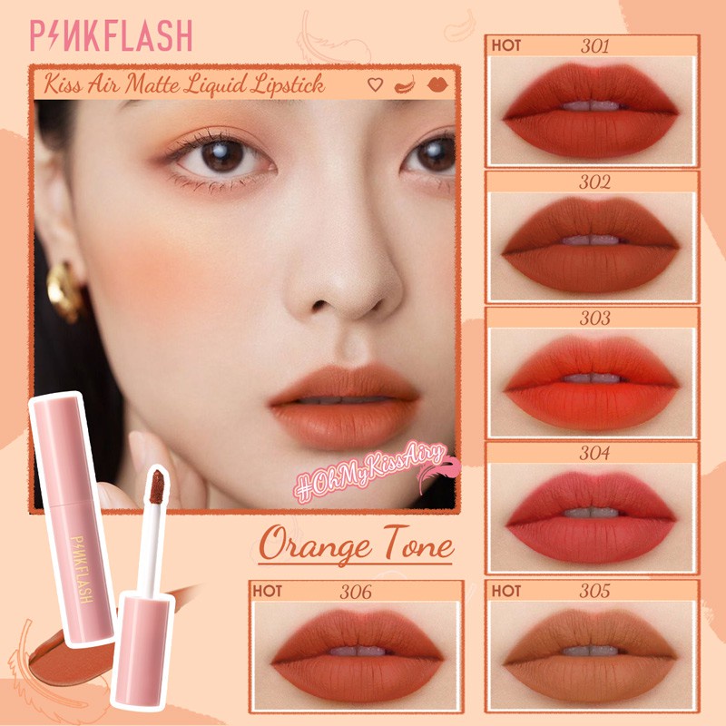 PINKFLASH Lip &amp; Cheek Duo Matte Tint Pink Flash (BPOM) PF-M01 (VC)