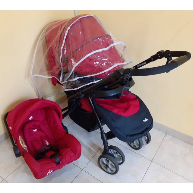 Stroller Bayi Second/Stroller Bekas/Stroller Preloved/Stroller Joie Extoura Travel System (Lengkap)