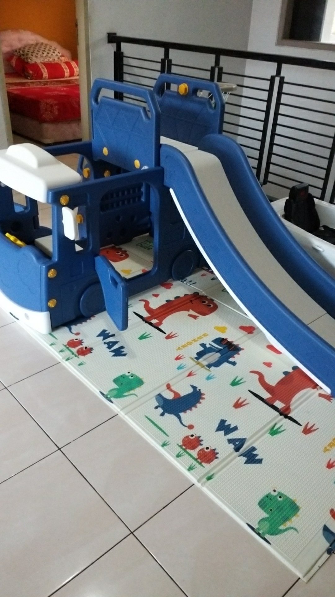  Tayo  mainan  perosotan  The Little Bus with slide PROSOTAN 