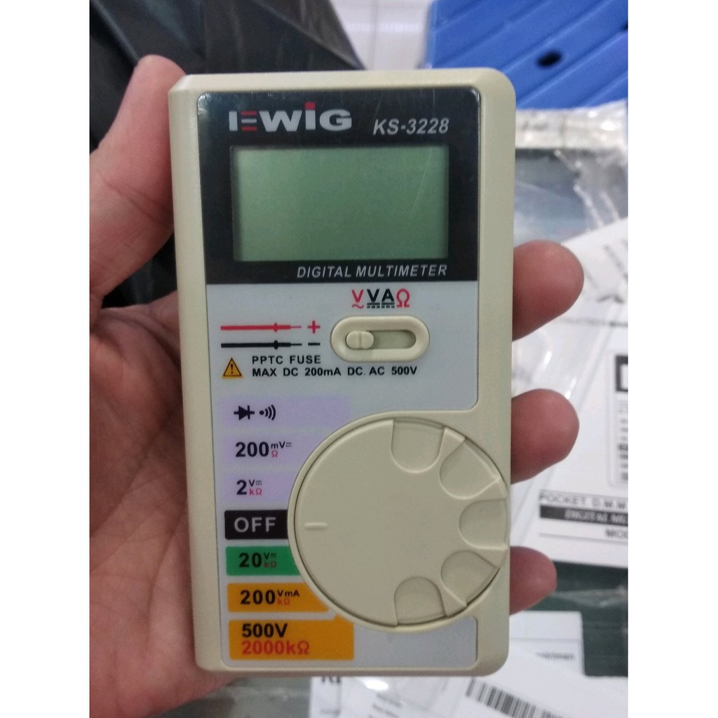 EWIG KS-3228 MULTITESTER DIGITAL POCKET EWIG 3228 AVOMETER DIGITAL POCKET