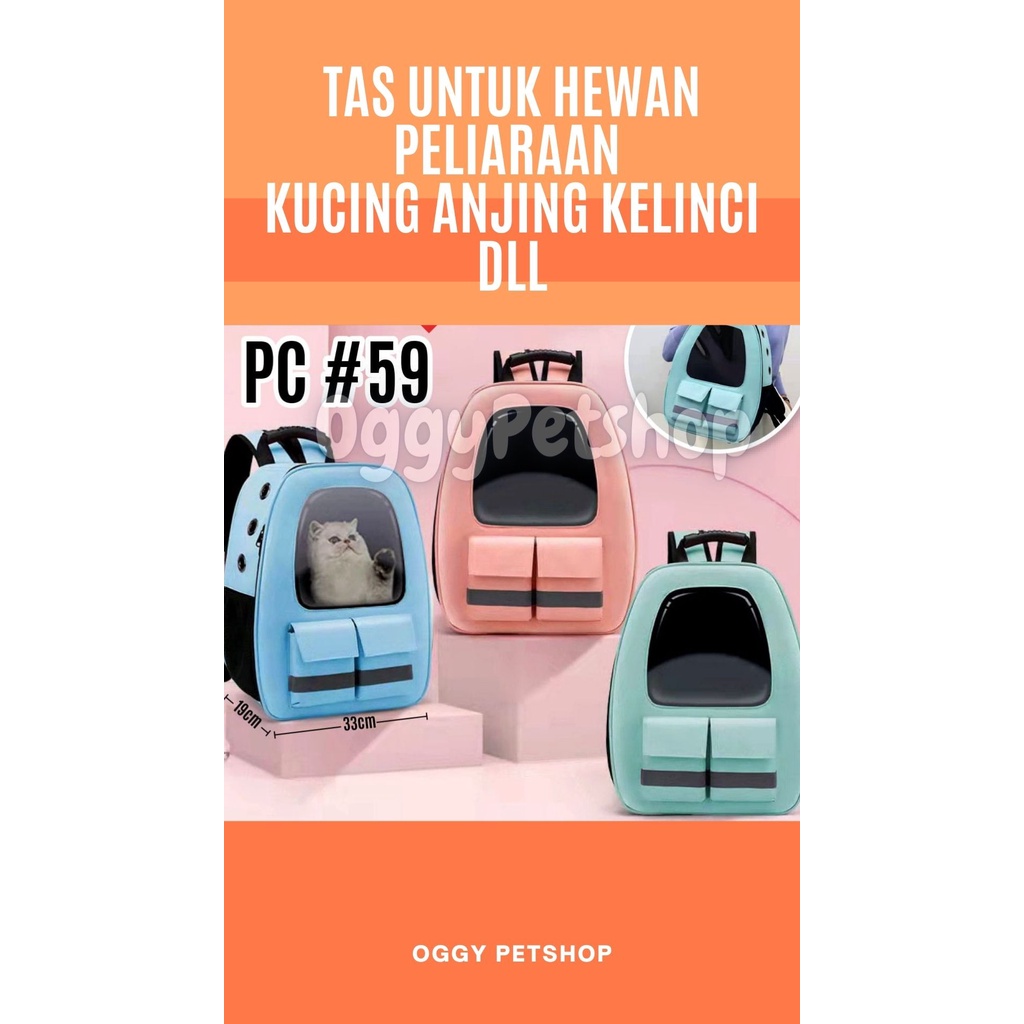 Pet Carrier Backpack Tas gendong hewan