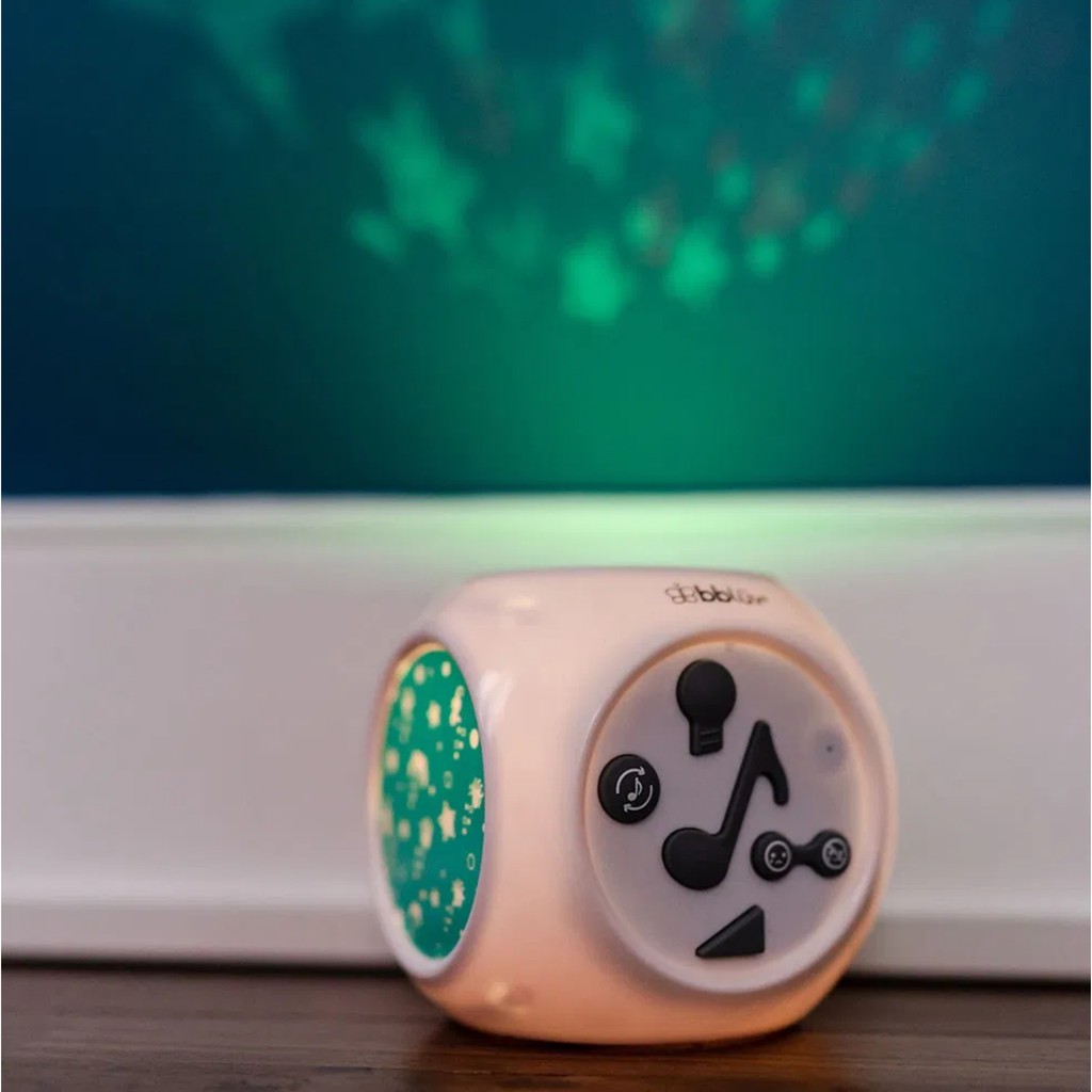 Bbluv Kube Musical Night Light With Projection Projector Kamar Bayi Lampu Lucu Musik Night Light