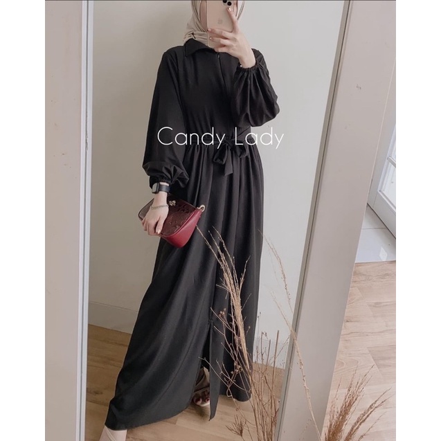 (MGA) GAMIS LEMMY BALOON DAILY BUSUI WANITA DRESS MOSCREPE