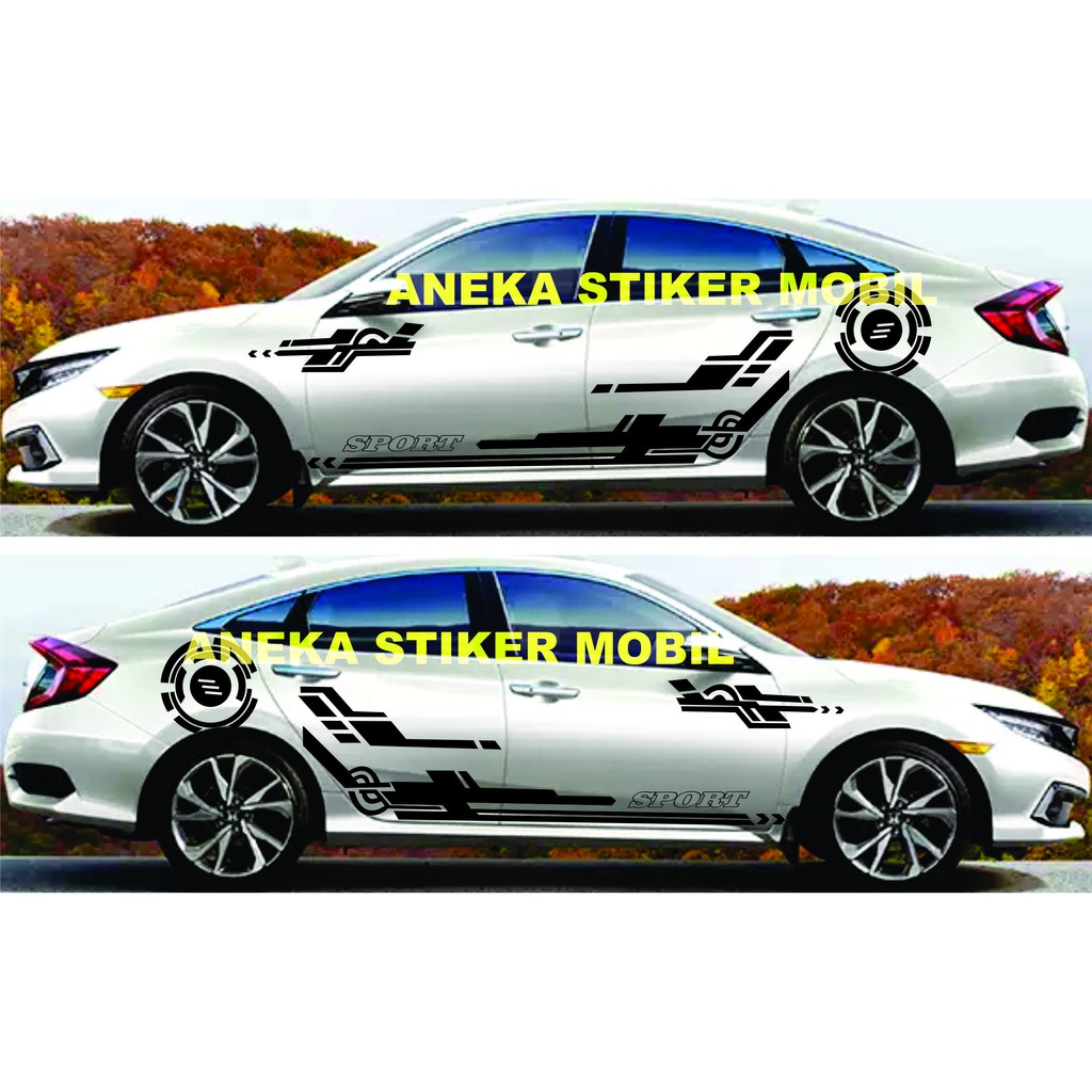 termurah stiker custom mobil sedan civic sedan corolla bmw dll