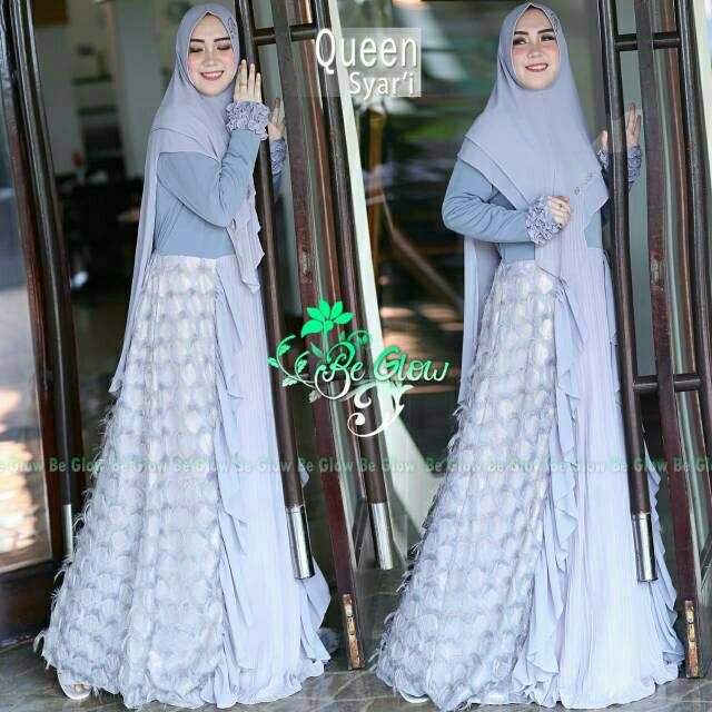 Ready Queen syari by be glow