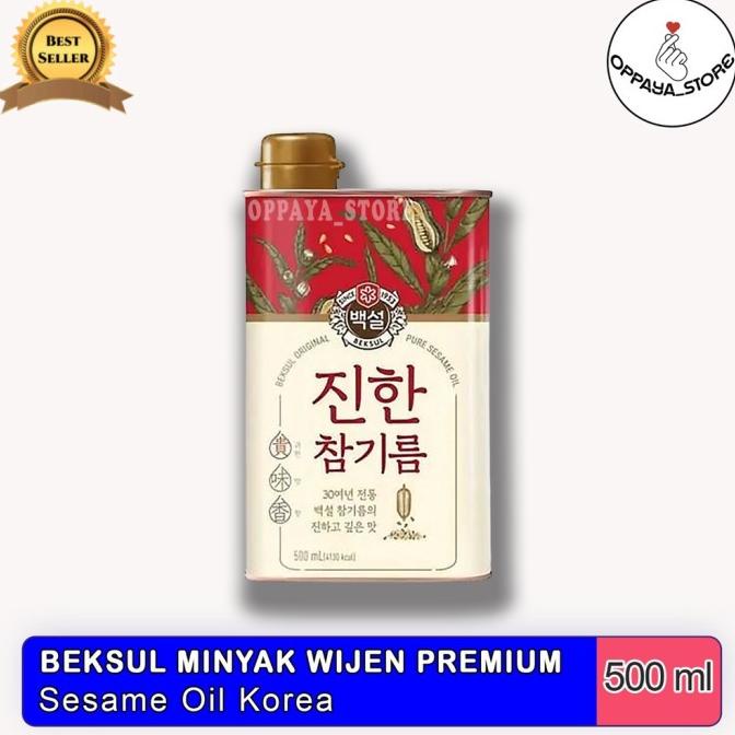

CJ BEKSUL MINYAK WIJEN PREMIUM SESAME OIL 500ML KOREA PRODUK SDFD51313