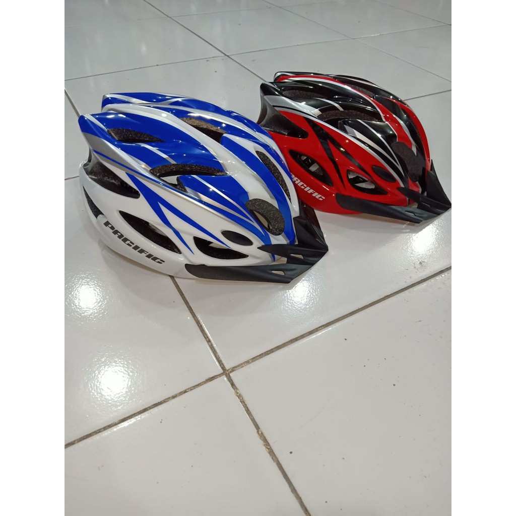 Helm sepeda mtb helm pacific lampu