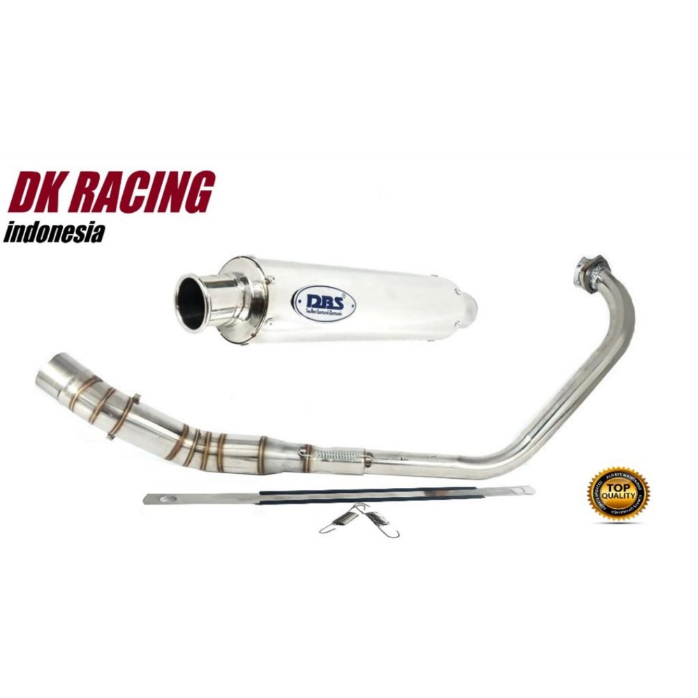 knalpot racing yamaha jupiter mx new 135 fullsistem dbs t bac 82
