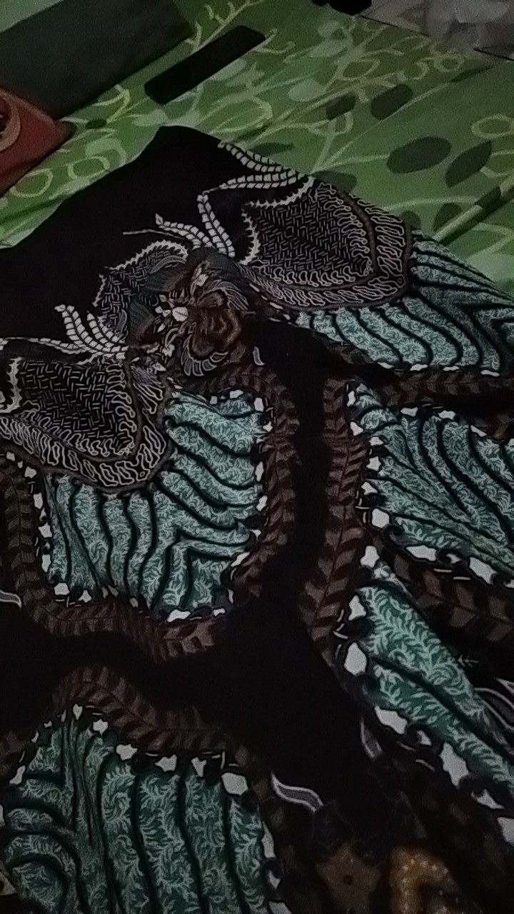 Batik Gamis Manggar Mas Pakaian Perempuan Baju Seragam Alkhalis